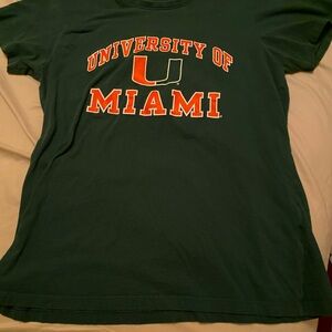 University of Miami Jansport Short Sleeve Shirt
